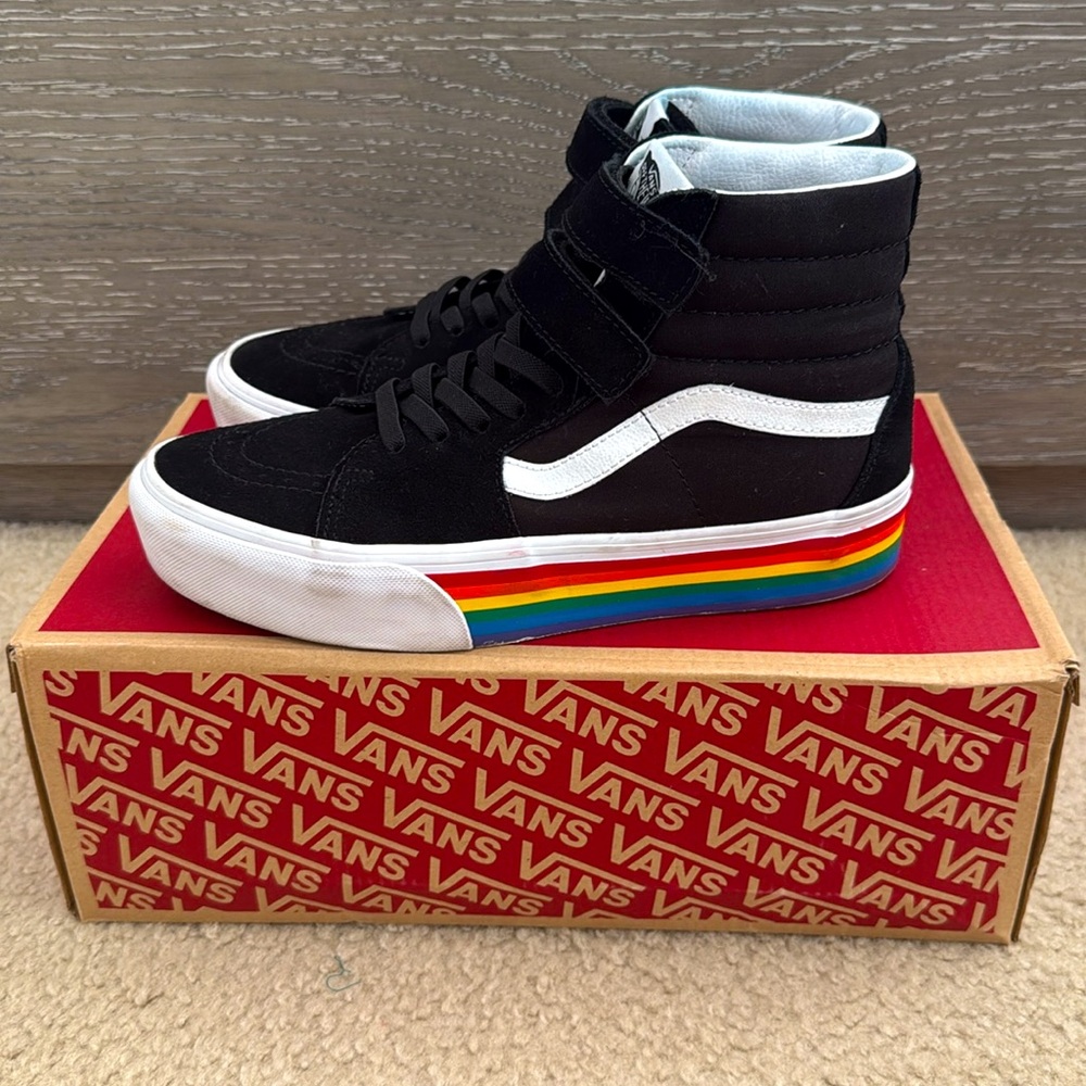 Vans Sk8-Hi V Platform Rainbow - Picture 3 of 5